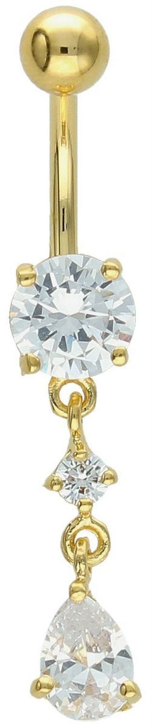 Srebrny kolczyk damski próba 925 do pępka, ozdobiony cyrkoniami, długość 4,0 cm. Elegancka biżuteria z subtelnym blaskiem cyrkonii.1.jpg